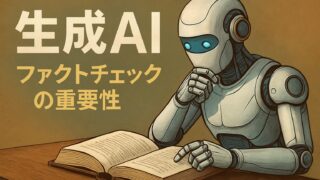 ファクトチェックは生成AIに必須!重要性を具体的に解説