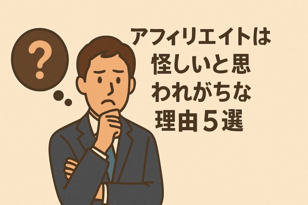 アフィリエイト 怪しい