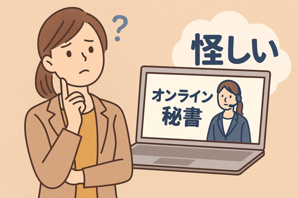 オンライン秘書 怪しい