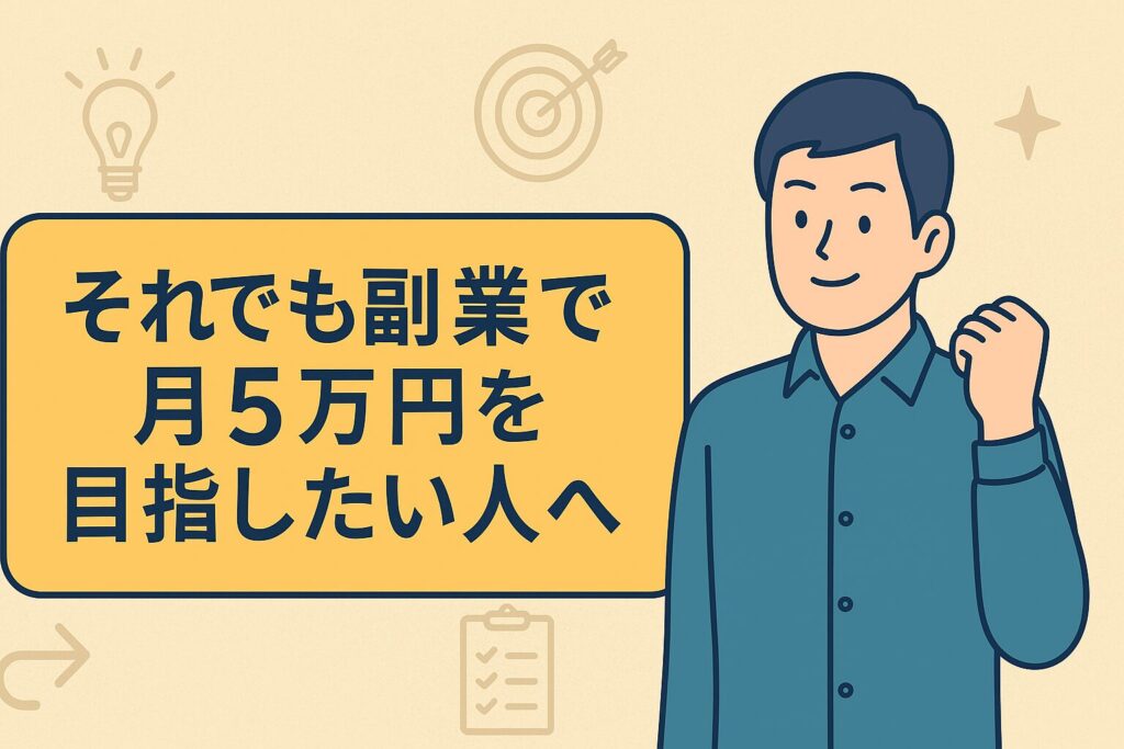 副業 月5万 難しい