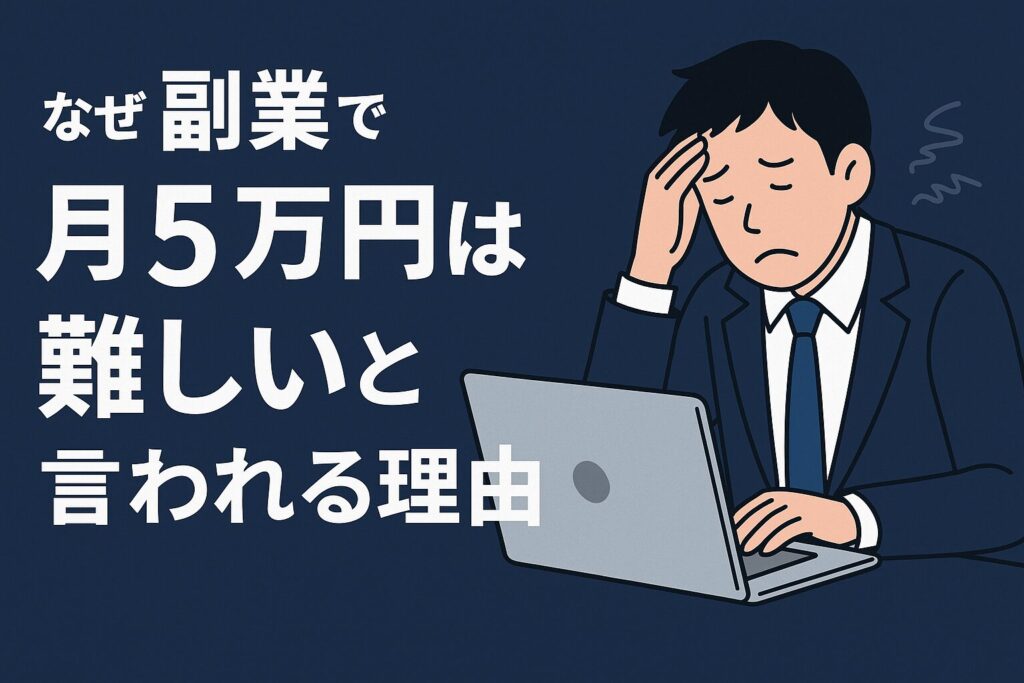 副業 月5万 難しい