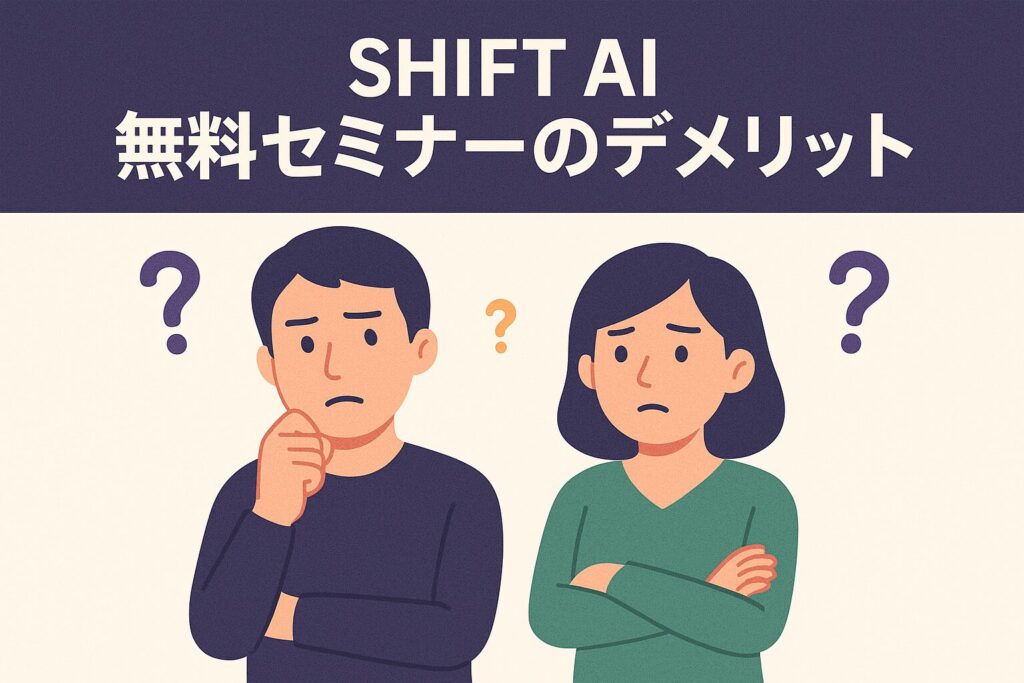 SHIFTAI無料セミナーの評判や口コミ