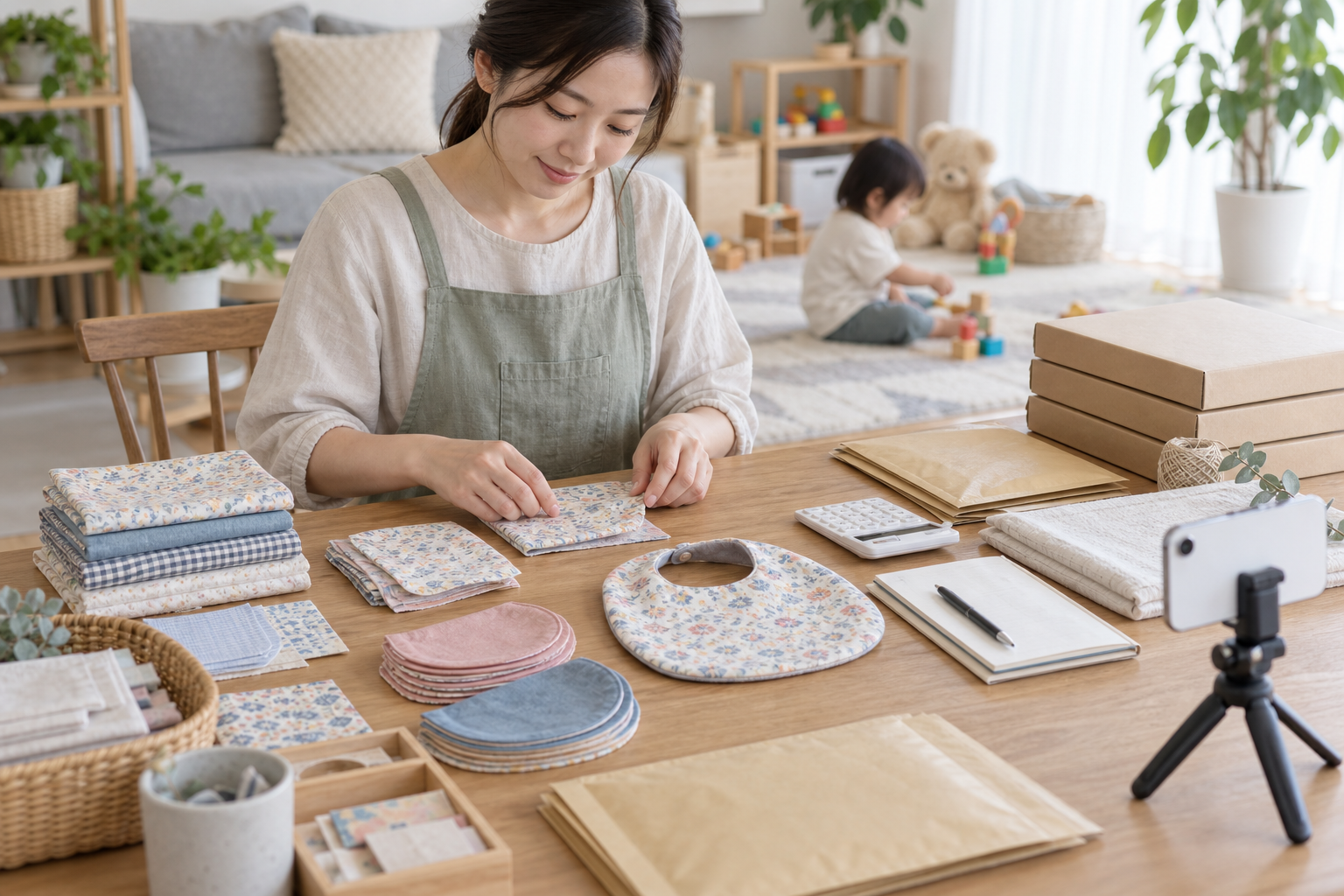 育児と両立しやすいハンドメイド作業の進め方